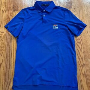 RLX Ralph Lauren royal blue 2016 PGA Championship Baltusrol polo